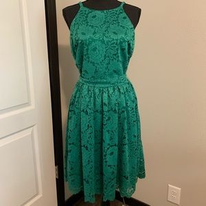 Kelly green summer dress